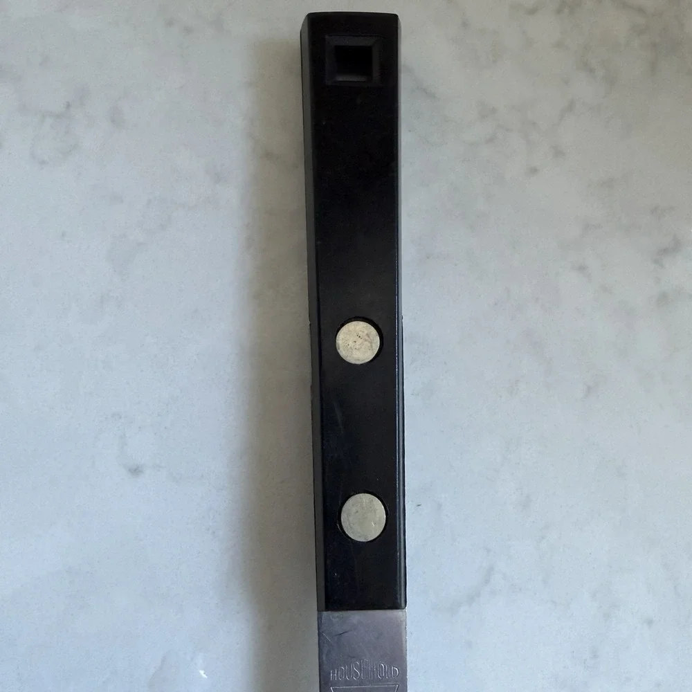 Vintage Household Brand Curved Wide Spatula Flipper Stainless Steel USA